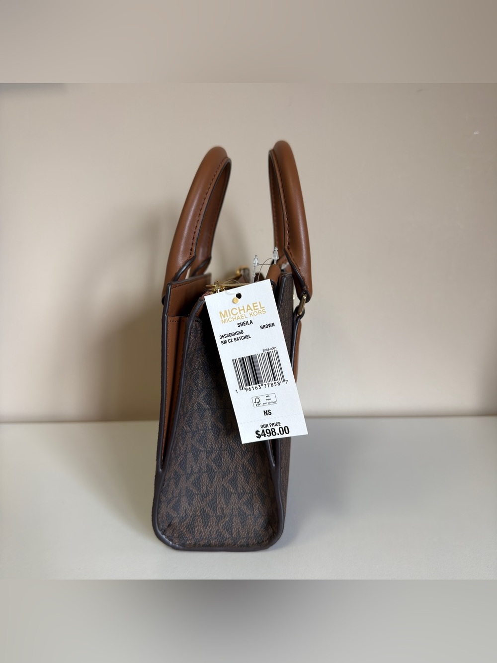 Michael Kors SHEILA SM CZ SATCHEL - Picture 3 of 9